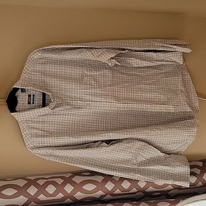 Izod Mens XXL long sleeve button down shirt